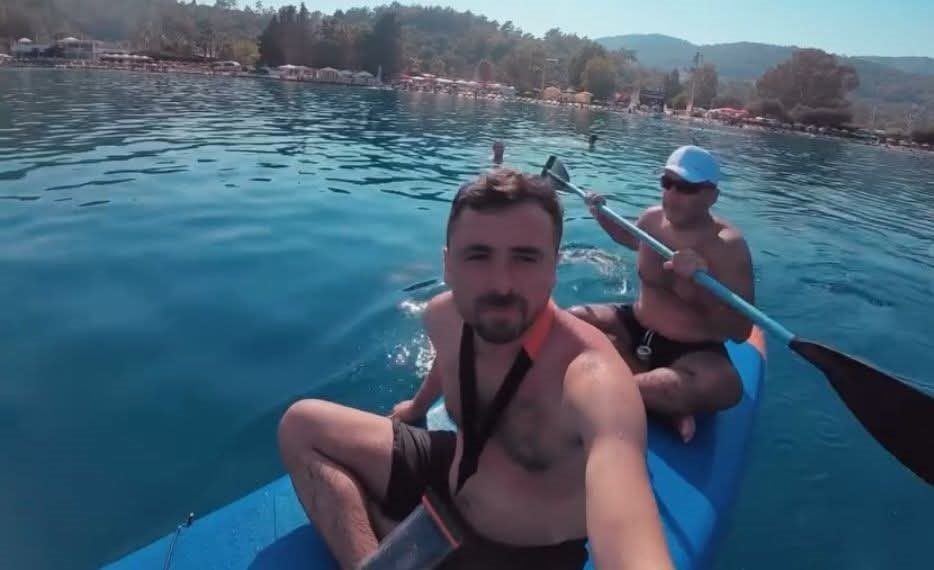 Kürek sörfçülerinin son görüntüleri ortaya çıktı Muğla’nın Menteşe ilçesinden kürek sörfü yaparak denize açılan ve yaşadıkları