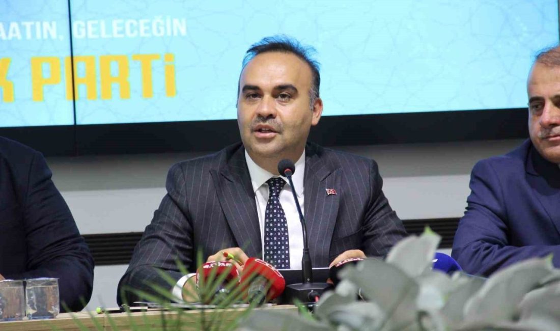 Sanayi ve Teknoloji Bakanı Mehmet Fatih Kacır, “Bir yandan hava