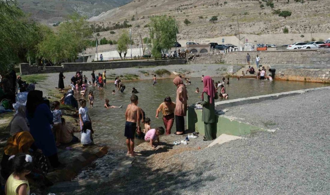 Sıcaktan bunalan çocuklar havuzda serinledi Erzincan’da aşırı sıcaklardan bunalan vatandaşlar Ekşisu Mesire Alanı’na akın etti.