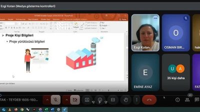 Uşak Üniversitesi Teknoloji Transfer Ofisi tarafından verilen proje yazma eğitimi