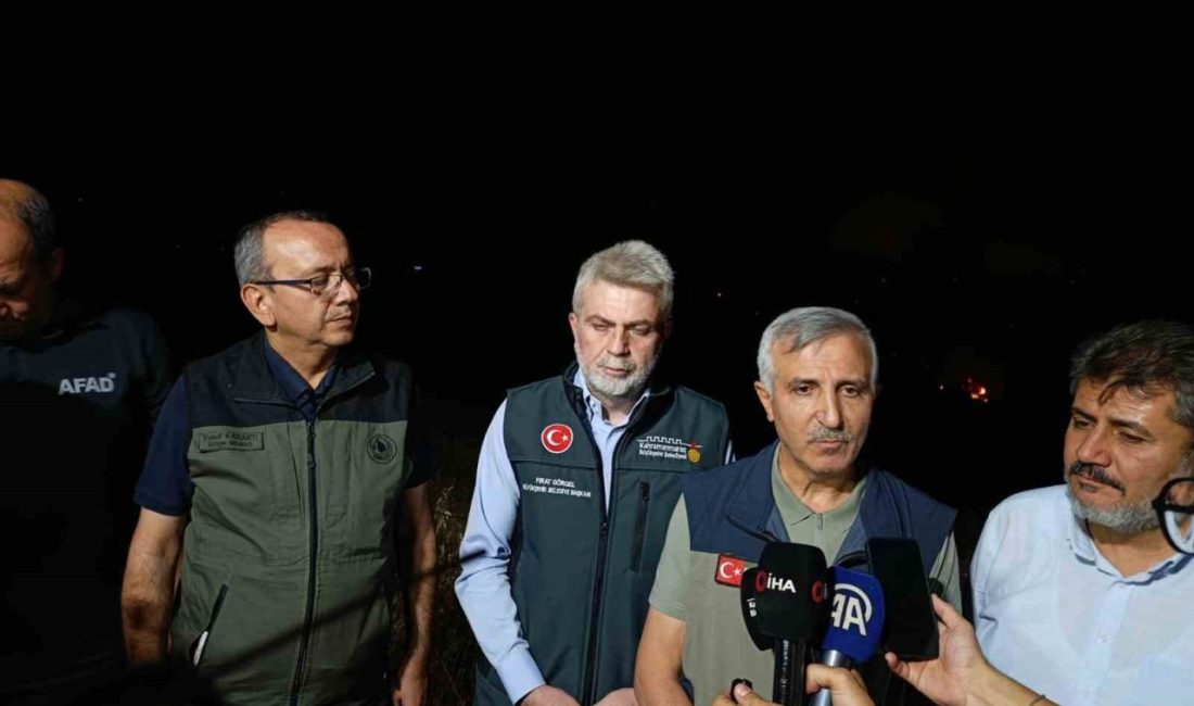 Vali Ünlüer: “Orman yangınını kısa sürede kontrol altına almak için elimizden geleni yapıyoruz” Kahramanmaraş Valisi Mükerrem Ünlüer, Onikişubat ilçesineki orman yangıyla ilgili, “Yoğun