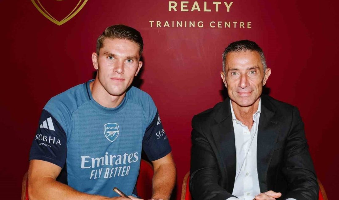 Viktor Gyökeres, resmen Arsenal’da İngiltere Premier Lig ekiplerinden Arsenal, Sporting’in İsveçli golcüsü Viktor Gyökeres’i
