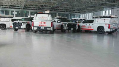 KKTC Sivil Savunma Teşkilatı Başkanlığı’na ait 7 adet arama-kurtarma aracı,