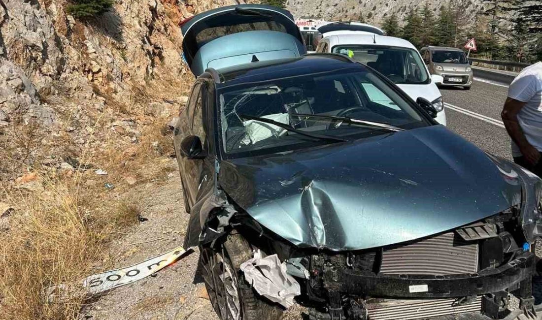 Antalya’da trafik kazası; 5 yaralı Antalya’da meydana gelen trafik kazasında 5 kişi yaralandı. Kaza Akseki-Seydişehir