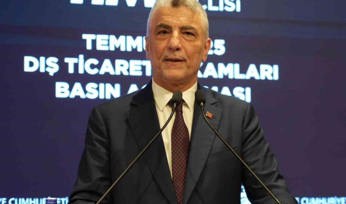 Samsun’da temmuz ayı dış ticaret verilerini açıklayan Ticaret Bakanı Ömer