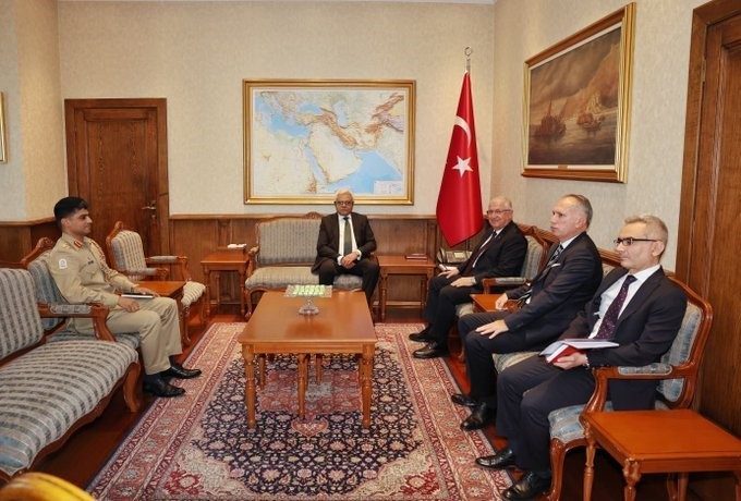 Milli Savunma Bakanı Yaşar Güler, Pakistan’ın Ankara Büyükelçisi Yousaf Junaid’ı