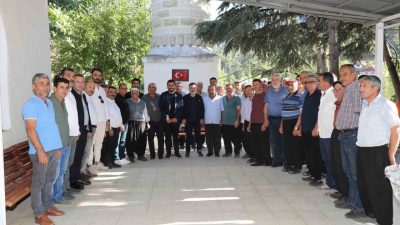 Saimbeyli ilçesinde ziyaretler gerçekleştiren AK Parti Adana İl Başkanı Tamer