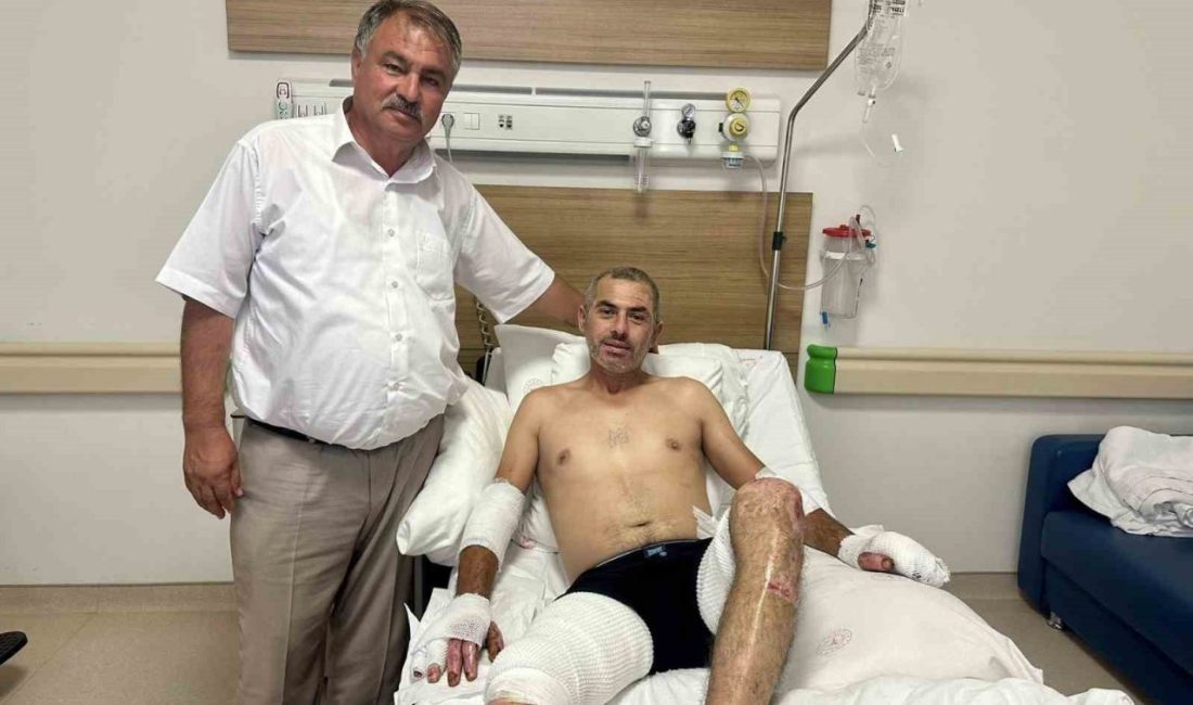 Denizli’nin Beyağaç Belediye Başkanı Sezayi Pütün, Eskişehir Seyitgazi’deki orman yangınında