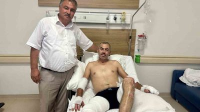 Denizli’nin Beyağaç Belediye Başkanı Sezayi Pütün, Eskişehir Seyitgazi’deki orman yangınında