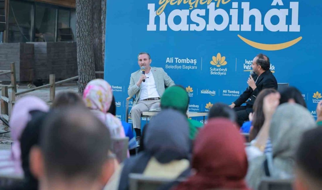 Sultanbeyli Belediye Başkanı Ali Tombaş, “Gençlerle Hasbihal” programı kapsamında yaklaşık