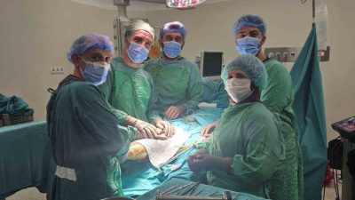 Bayburt Devlet Hastanesi Ortopedi ve Travmatoloji Polikliniğinde diz protezi ve