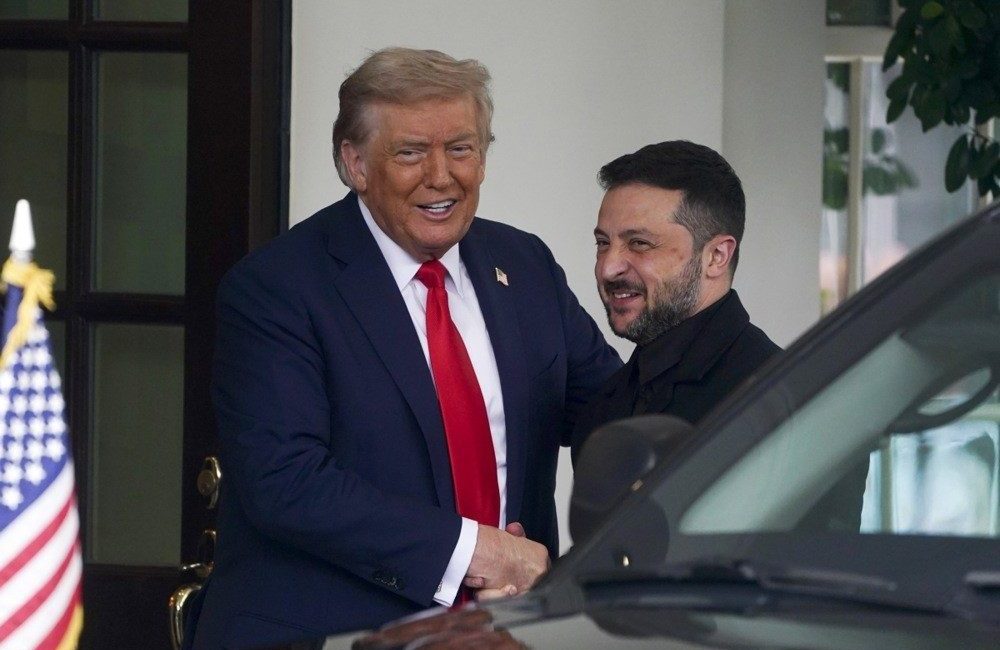 Beyaz Saray’da ABD Başkanı Donald Trump ile Ukrayna Devlet Başkanı