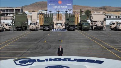 Cumhurbaşkanı Recep Tayyip Erdoğan, “Sistemler sistemi Çelik Kubbe ile hava