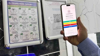 Hakkari’nin Derecek Devlet Hastanesi’nde QR kod temizlik uygulaması başladı. Sağlık