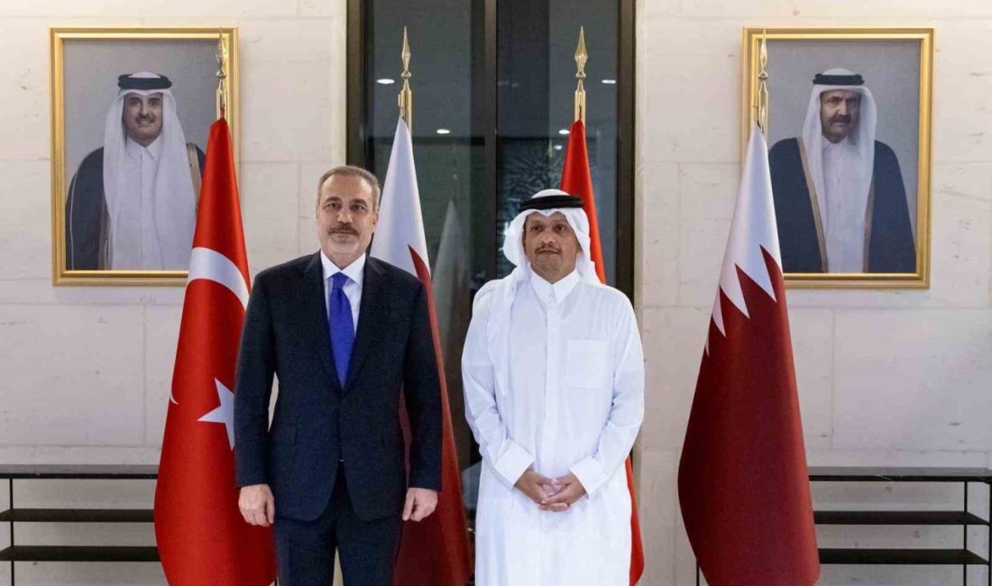 Dışişleri Bakanı Fidan, Katar’da Dışişleri Bakanı Hakan Fidan, resmi ziyaret kapsamında geldiği Katar’da Başbakan
