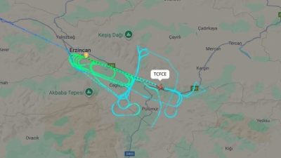 Erzincan Yıldırım Akbulut Havalimanı’nda DHMİ tarafından, TC-FCE tescilli Cessna Citation