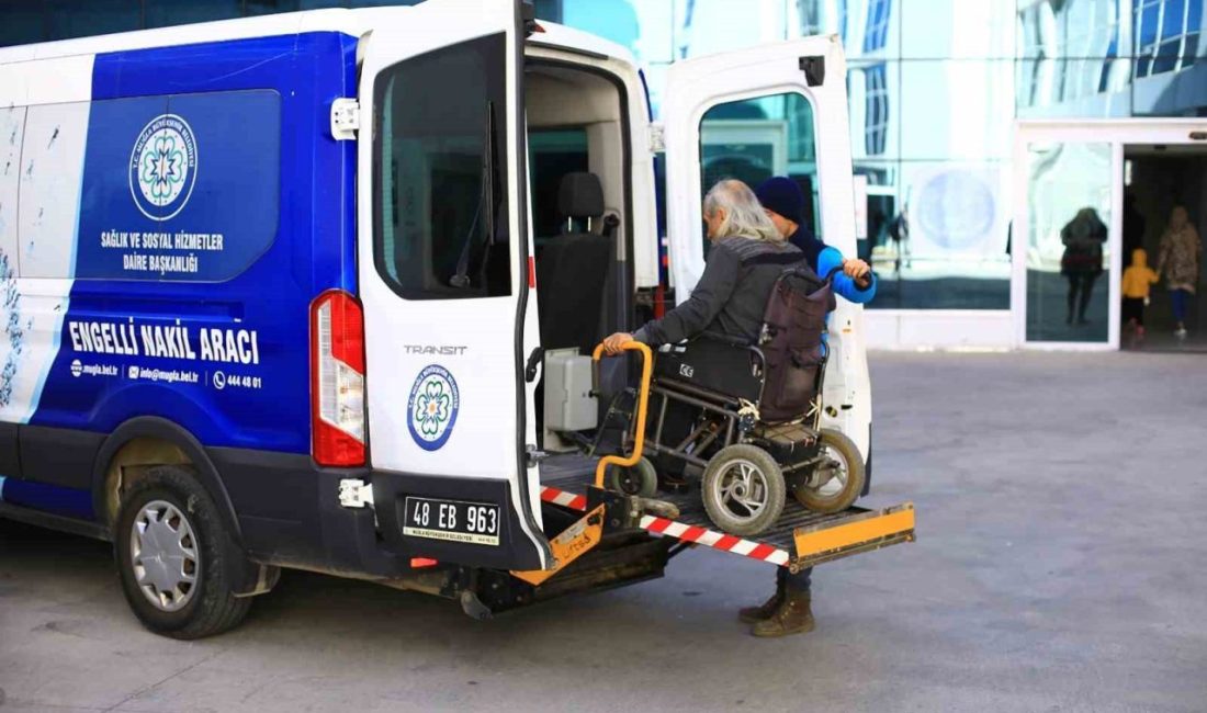 Hasta ve engelli naklinde 100 taşımaya ulaşıldı Muğla Büyükşehir Belediyesi, yatağa bağımlı, yaşlı ve engelli bireyler sürdürdüğü