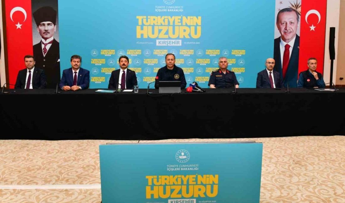 İçişleri Bakanı Yerlikaya: “Huzur ve güven ortamının sürdürülebilirliği için mücadeleye kesintisiz devam edilecek” İçişleri Bakanı Ali Yerlikaya, “İçişleri Bakanlığı, suç ve suçluyla mücadelenin