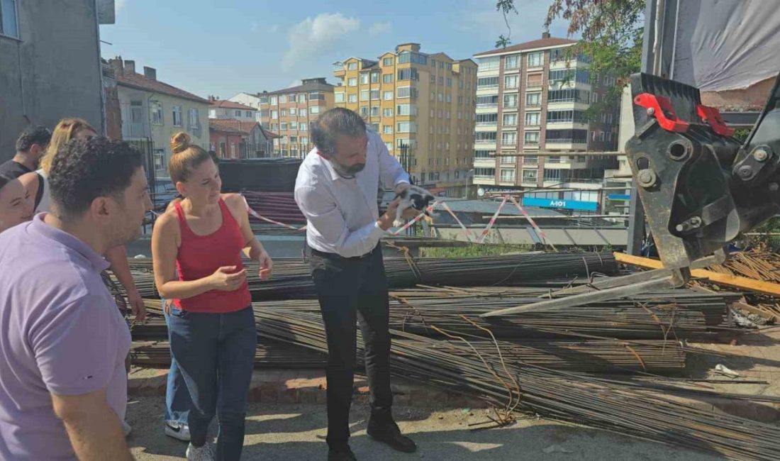 İnşaat demirlerinin altına sıkışan kediyi kurtarmak için zamanla yarıştılar Zonguldak’ın Ereğli ilçesinde inşaat demirlerinin arasına sıkışan yavru kedi, çevredeki