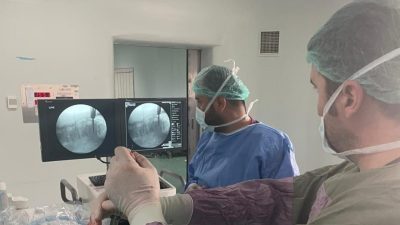 Karabük’te ilk kez perkütan stabilizasyon ameliyatı bir hasta üzerinde başarıyla