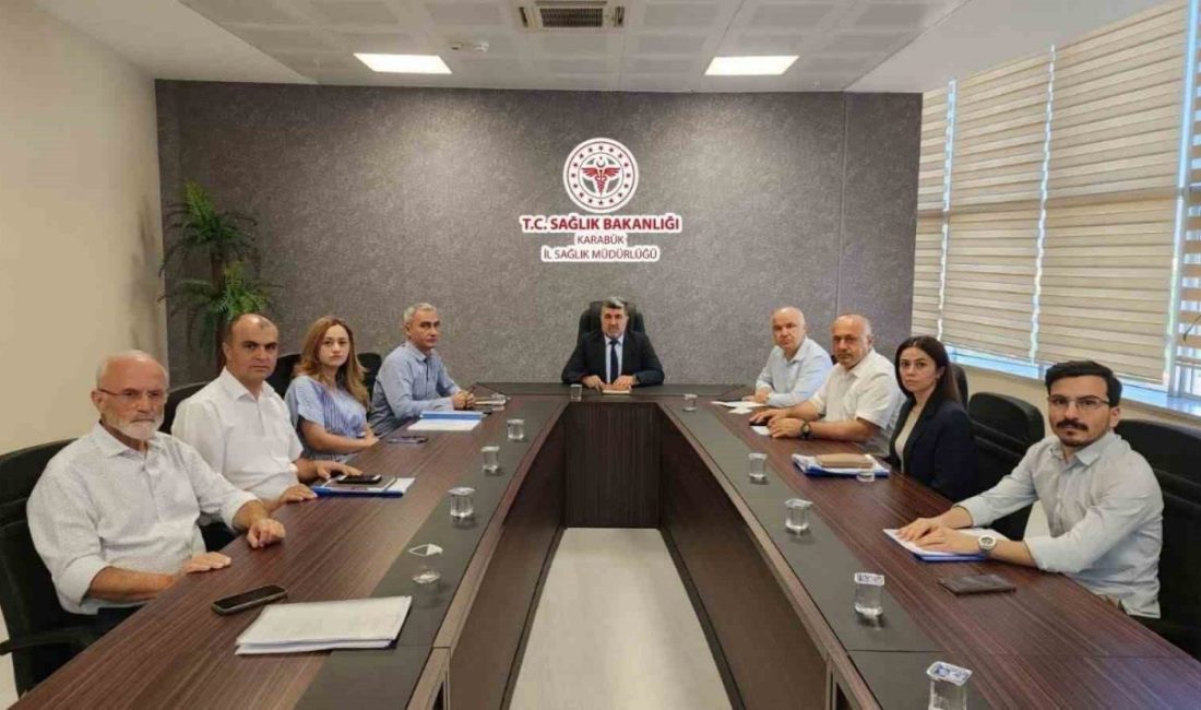 Karabük İl Sağlık Müdürü Op. Dr. İsmail Kara başkanlığında, il