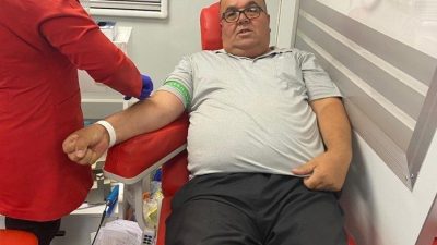 Konya’nın Karapınar ilçesinde kan bağışı kampanyası yoğun ilgi gördü. Konya