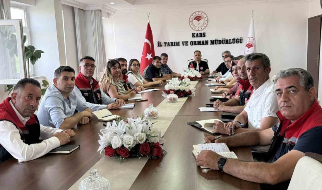 Kars’ta hayvan hastalıklarıyla mücadele toplantısı düzenlendi. Tarım ve Orman Müdürü