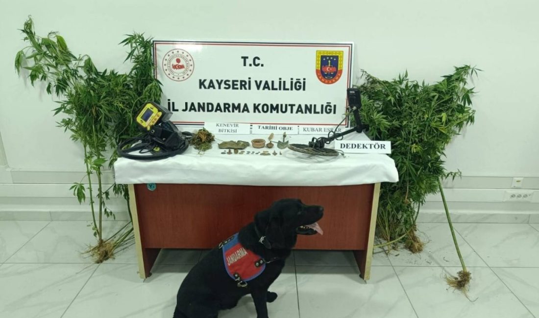 Kayseri’de 21 adet tarihi eser ele geçirildi: 1 gözaltı Kayseri’de jandarma ekipleri tarafından Develi ilçesinde düzenlenen uyuşturucu operasyonunda, 38