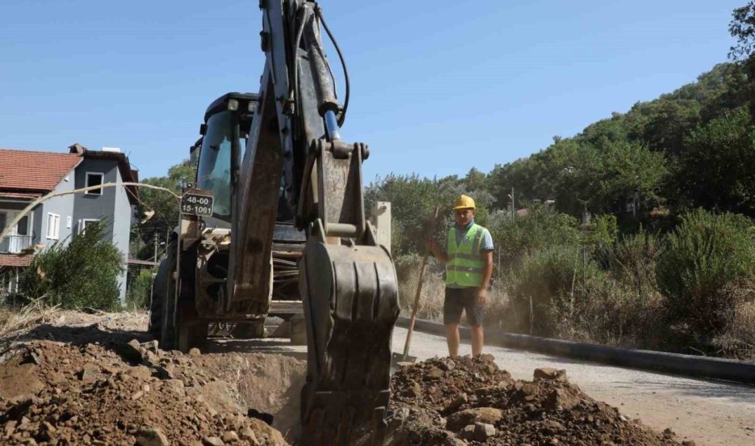 Muğla Büyükşehir Belediyesi MUSKİ ekipleri tarafından Fethiye İlçesi Göcek Mahallesi’nde