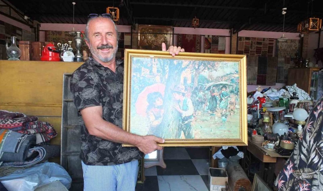 Oğlak çobanıydı, antikacı oldu Burhaniye ilçesinde, gençliğinde Karadere köyünde oğlak çobanlığı yapan Muammer Aşık,