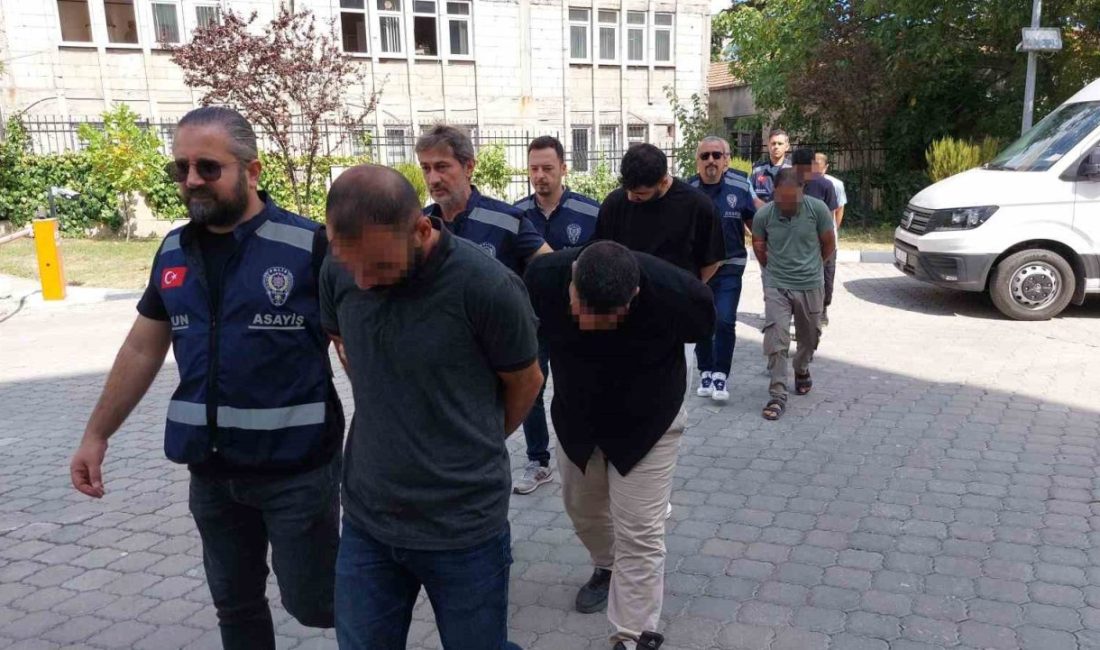 Samsun merkezli 5 ilde düzenlenen dolandırıcılık operasyonunda gözaltına alınan 6