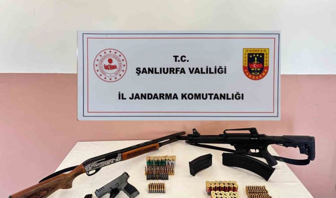 Şanlıurfa’da jandarma tarafından silah kaçakçılarına yönelik gerçekleştirilen operasyonda 1 kişi