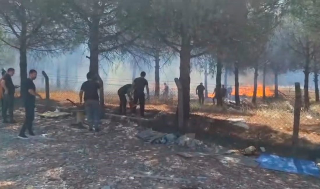 Silivri’de henüz belirlenemeyen bir nedenle çıkan yangın itfaiye ekiplerinin müdahalesiyle