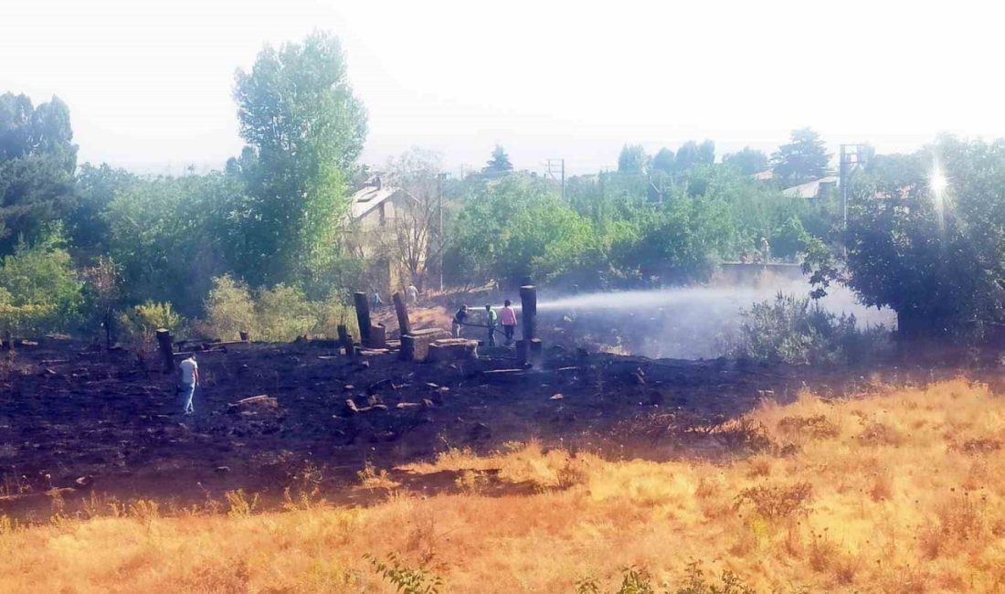 Tarihi mezarlıktaki yangın korkuttu Bitlis’in Ahlat ilçesindeki tarihi mezarlıkta çıkan örtü yangını korku dolu