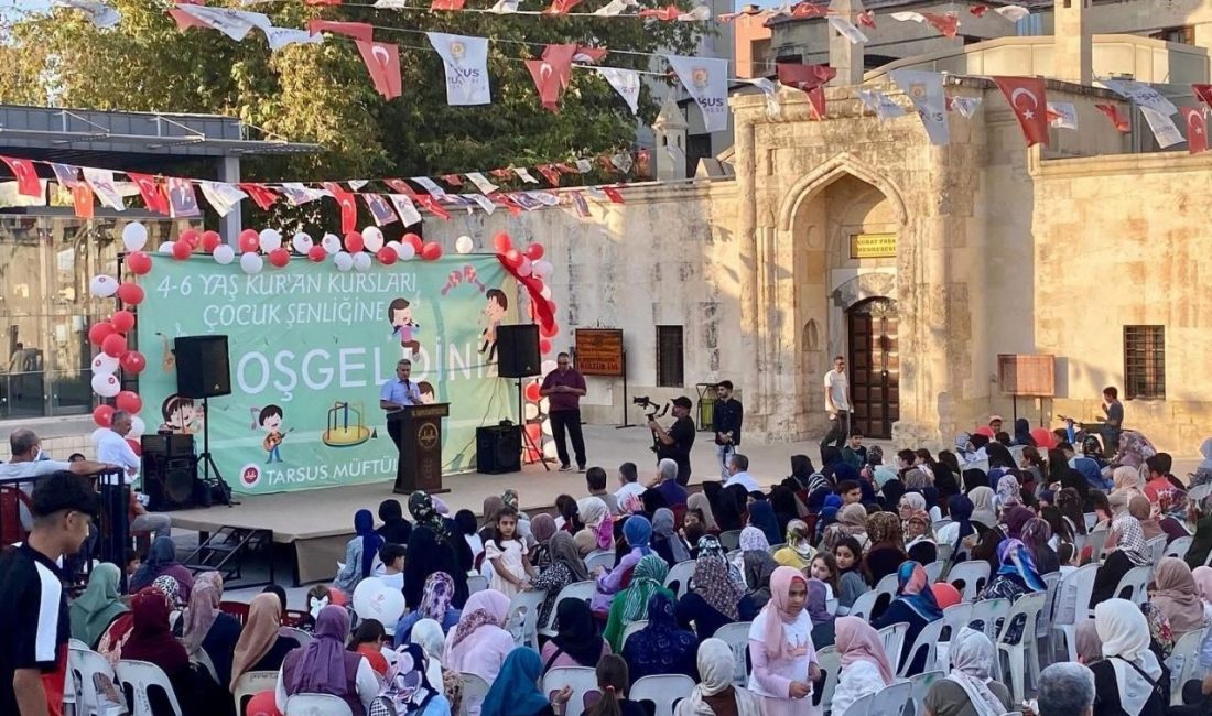Mersin’in Tarsus ilçesinde Yaz Kur’an Kurslarında bu yıl 10 bin