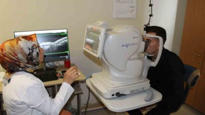 BİTLİS (İHA) – Tatvan Devlet Hastanesi’ne getirilen Optik Koherens Tomografi