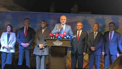 Afyonkarahisar’da Zafer Haftası kutlamalarına katılan Türkiye Büyük Millet Meclisi (TBMM)