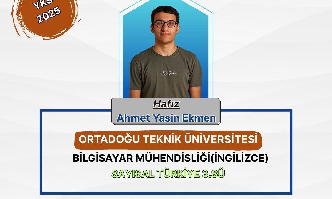 YKS’de dereceye giren öğrenciler mühendisliği tercih etti Kayseri’de, Yükseköğretim Kurumları Sınavı’nda (YKS) Kayseri derecesi yapan iki öğrenci,