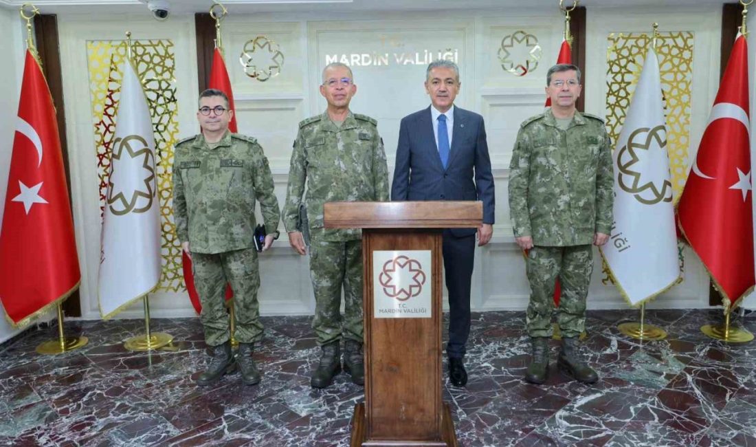 2. Ordu Komutanı Korgeneral Zorlu Topaloğlu, Mardin Valisi ve Büyükşehir