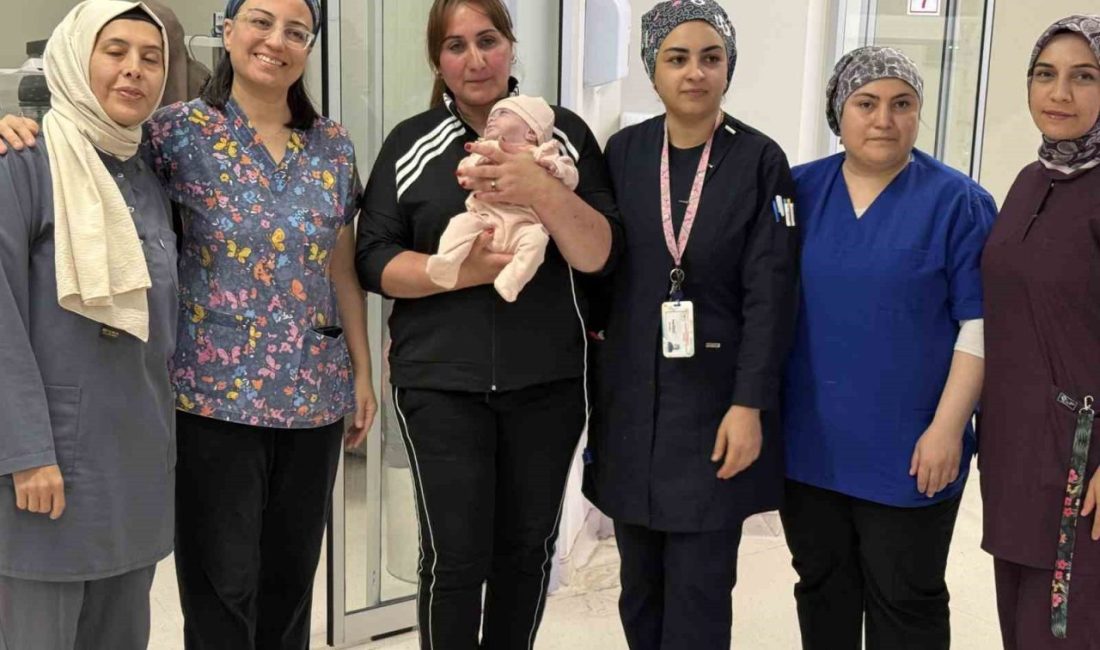 Erzurum Şehir Hastanesi’nde 25 haftalık olarak dünyaya gelen bebek, 180