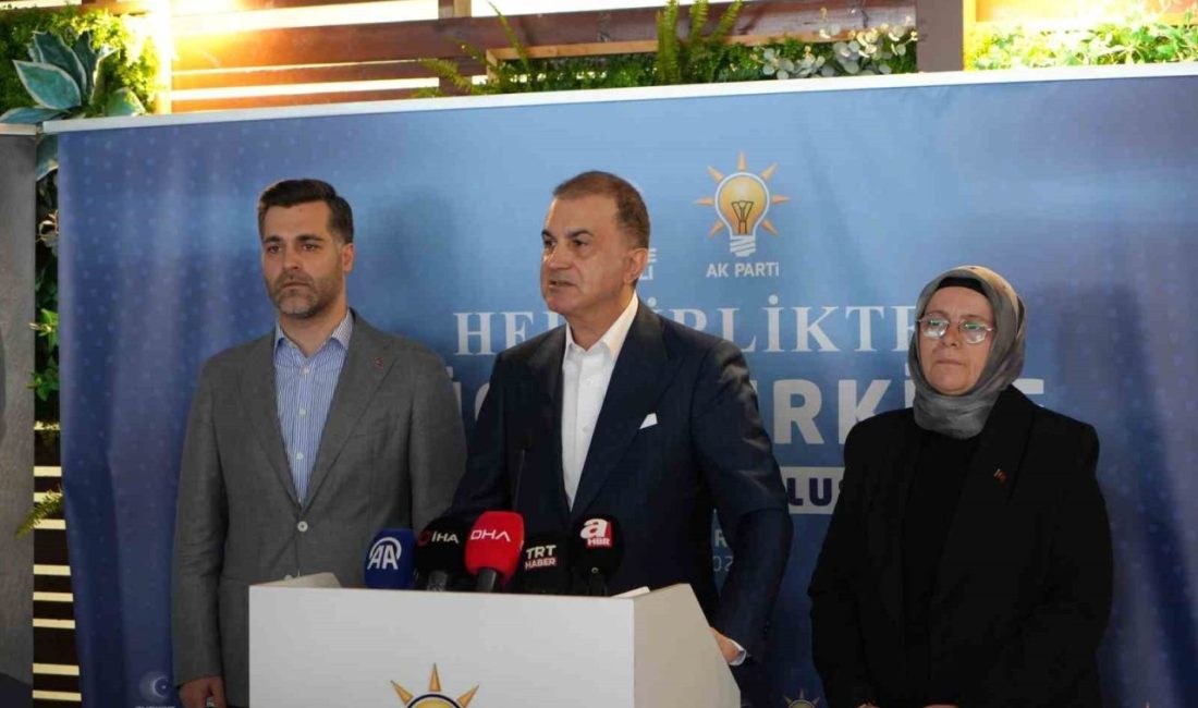 AK Parti Sözcüsü Ömer Çelik, CHP’ye tepki göstererek, “Eleştiriniz varsa