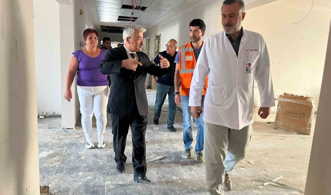 Konya’nın Akşehir İlçe Kaymakamı Dr. Mustafa Yiğit, yapımı devam eden