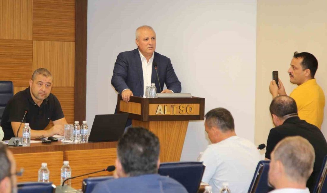 Alanya Ticaret ve Sanayi Odası (ALTSO) Eylül ayı olağan meclis