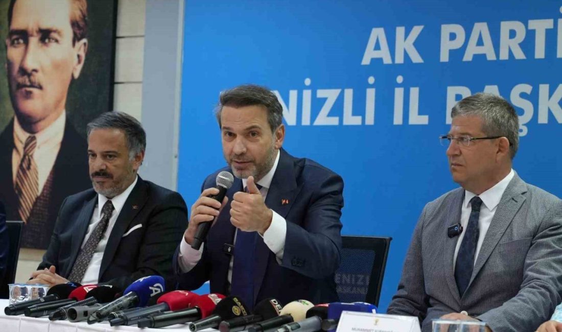 Türkiye Yüzyılı Buluşmaları kapsamında Denizli’ye gelen Enerji ve Tabii Kaynaklar