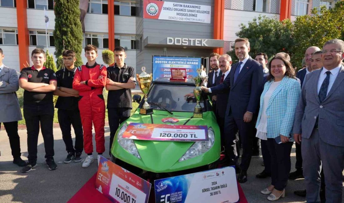 Denizli Organize Sanayi Bölgesi Teknik (DOSTEK) Kolejinde sanayiciler ve öğrencilerle