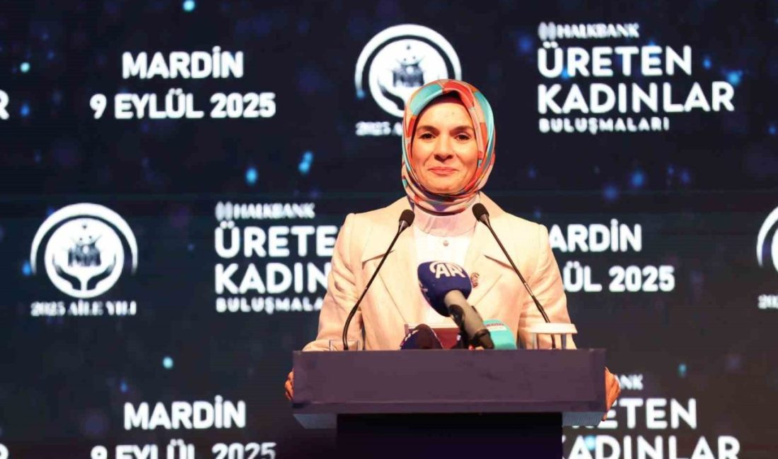 Aile ve Sosyal Hizmetler Bakanı Mahinur Özdemir Göktaş, Mardin’de Halkbank
