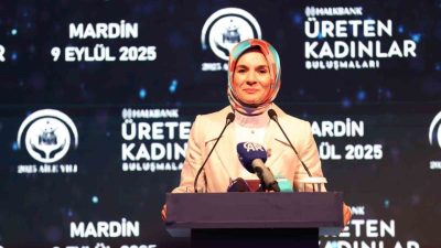 Aile ve Sosyal Hizmetler Bakanı Mahinur Özdemir Göktaş, Mardin’de Halkbank