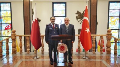 Milli Savunma Bakanı Yaşar Güler, Katar Genelkurmay Başkanı Korgeneral Jassim