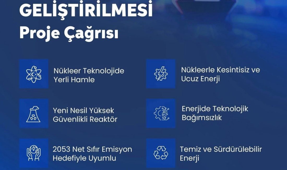 Sanayi ve Teknoloji Bakanı Mehmet Fatih Kacır, “Nükleer enerji teknolojilerinde