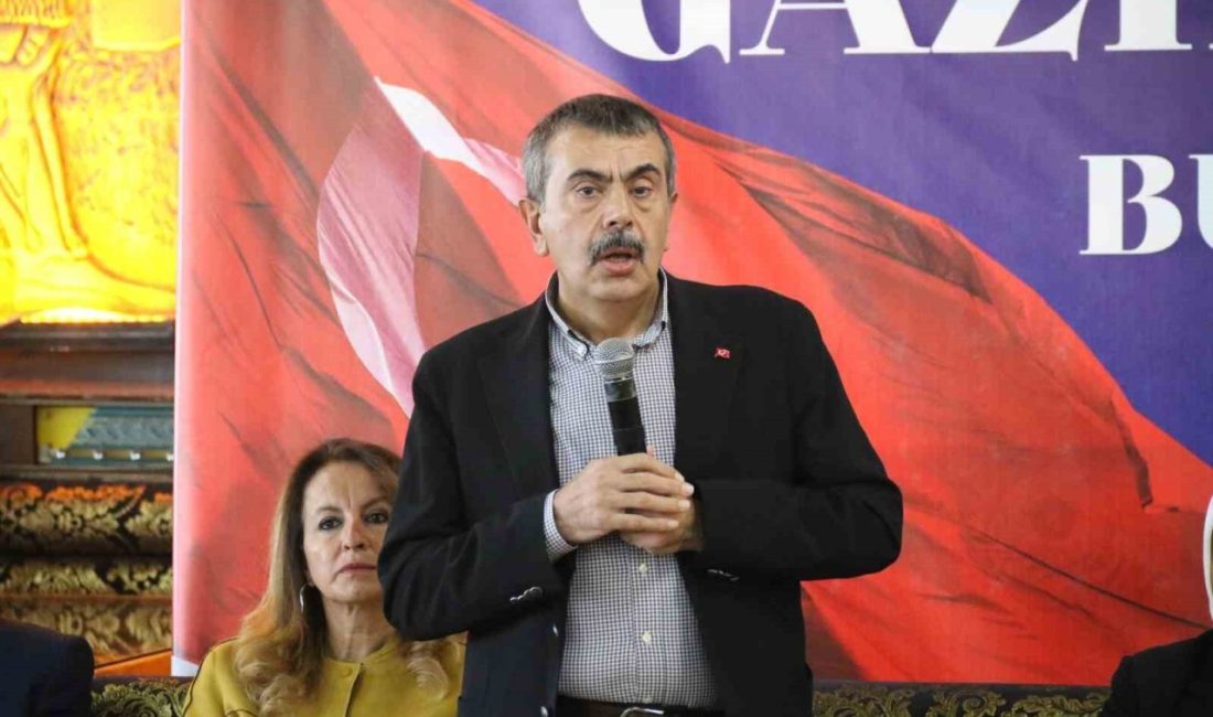Eskişehir’de Terörsüz Türkiye süreci hakkında konuşan Milli Eğitim Bakanı Yusuf
